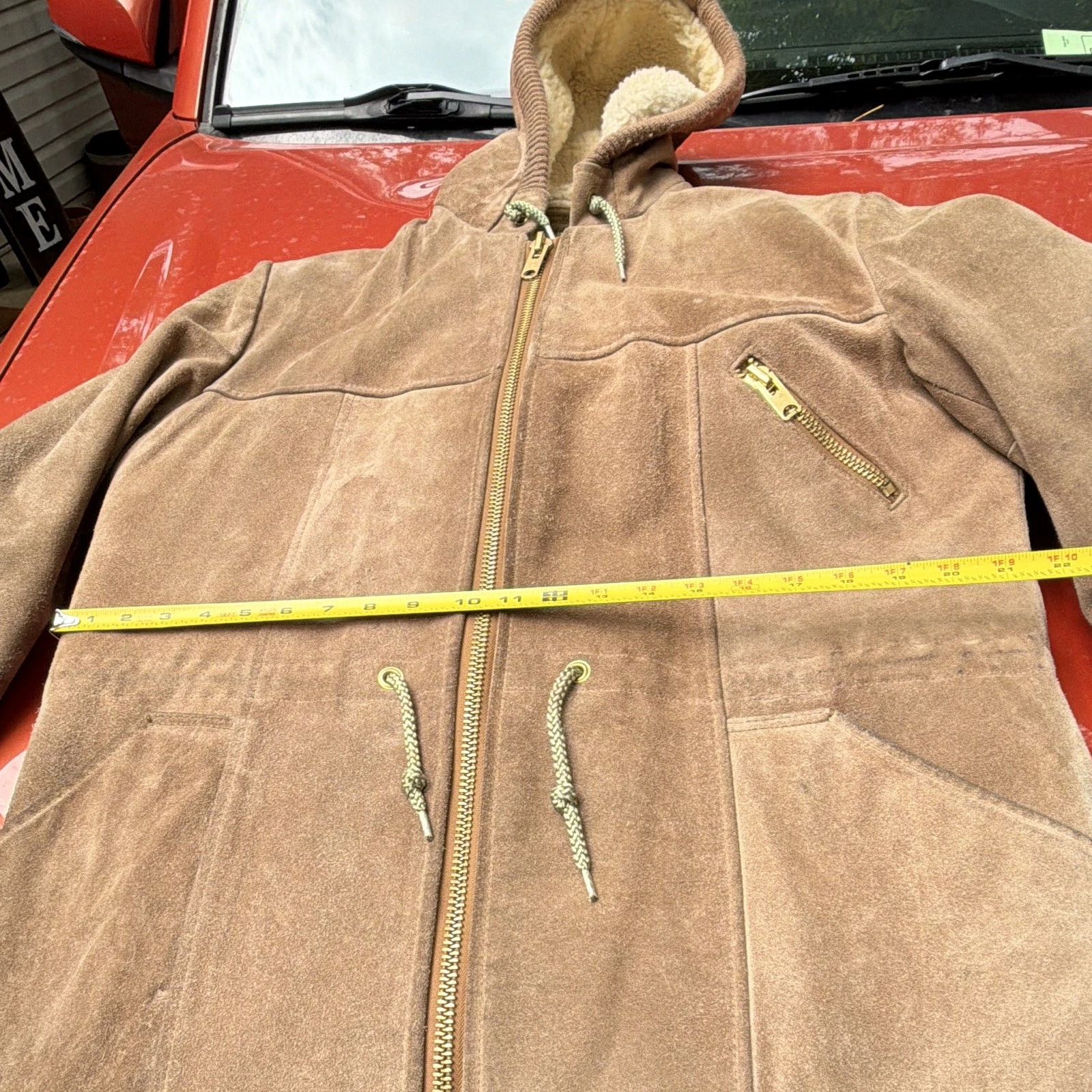 Vintage Robert Lewis “ Robert’s Idea” Suede Coat - product detail image 9