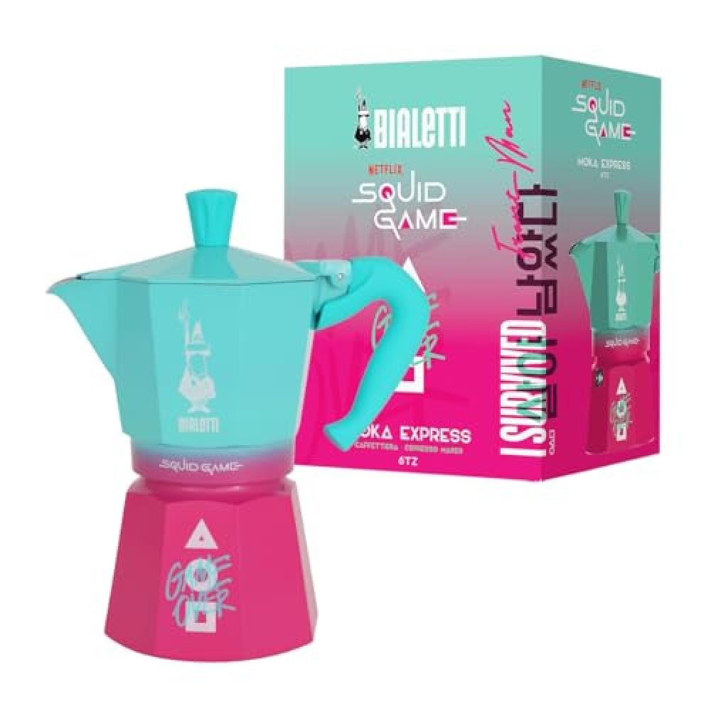 Caffettiera 6 Tazze Bialetti Squid Game - Limited Edition Netflix