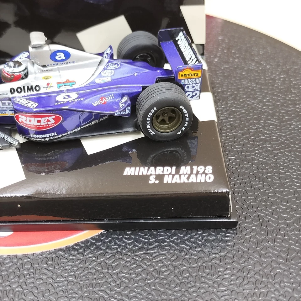MINICHAMPS 1/43 Minardi M198 1998 Shinji Nakano #22 430980022 - Image 3 of 4