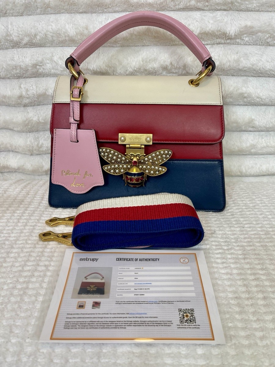 Gucci Queen Margaret Bee Crossbody Bag with COA, Dustbag