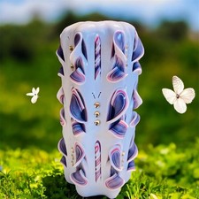 Unique Handmade Carved Butterfly  Candle - Eco Wax Unscented Decorative Gift