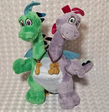 Vintage 2002 Dragontales Zak & Wheezie Plush 6" Stuffed Animal Figure Gund Rare