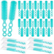 72 Pcs Hair Brushes in Bulk for Homeless, Hair Brush Bulk Nylon Bristles Brus...