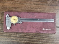 Vintage Starrett 120A-6 6" Dial Caliper USA Machinist Tool 1960s-70s Era
