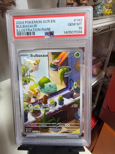 Bulbasaur IR #143/142 Pokemon Sv07: Stellar Crown Gem Mint PSA 10