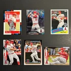 MIKE TROUT 6 Card LOT 85 Throwback Active Leaders Bowman Platinum Donruss Topps