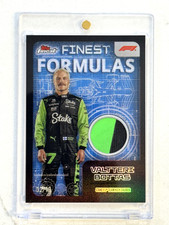 2024 Topps Finest Formula 1 F1 VALTTERI BOTTAS Finest Formulas Black Relic /10