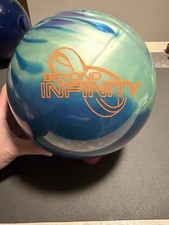 USED 15lbs BRUNSWICK BEYOND INFINITY BOWLING BALL. TURBO