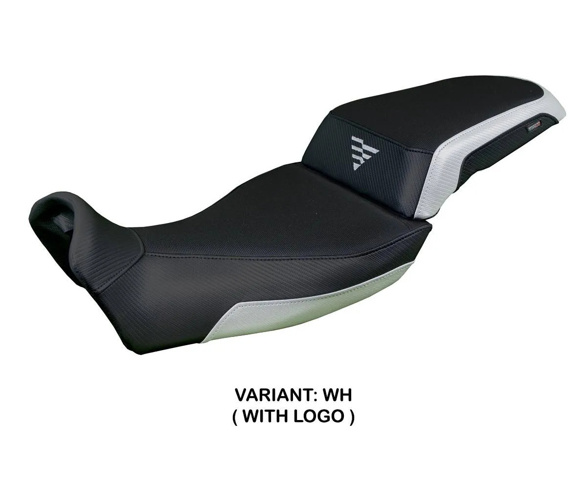 Seat cover Xabia White WH + logo Tpz compatible VOGE VALICO 525 DS/DSX 2023 2026