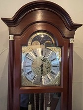 Standuhr Hermle mit Westminster Schlag Mahagoni wie Neu