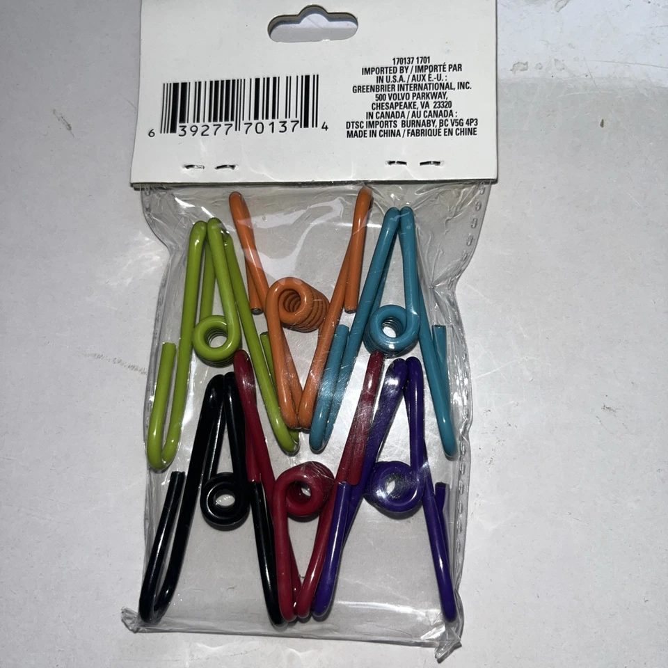 Pack de 6 clips de bolsa de sellado multiusos Foto 3 de 3