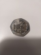 2020 UK DINOSAUR HYLAEOSAURUS 50p BRILLIANT UNCIRCULATED Coin