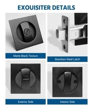 Privacy Pocket Door Lock Without keys Contemporary Square Sliding Barn Door Lock