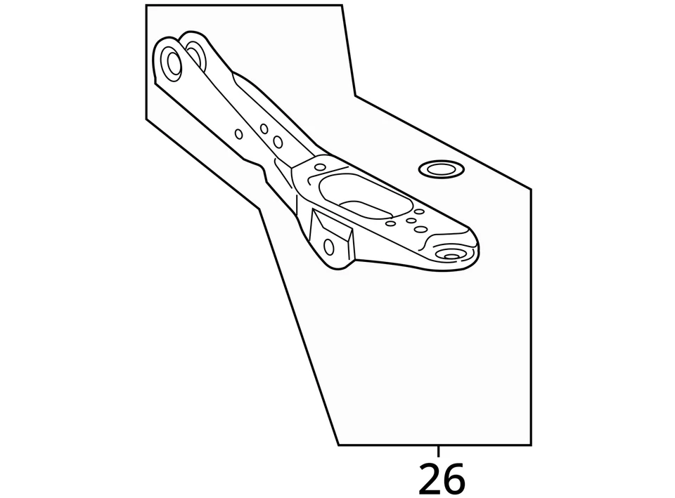 Ford Expedition (B) 2018-2021 brazo de control inferior trasero derecho o izquierdo Foto 4 de 4