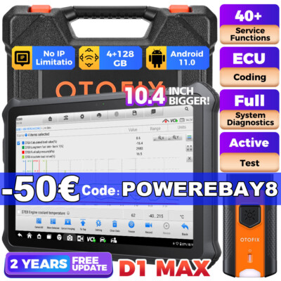   2025 OTOFIX D1 MAX Profi OBD2 Diagnosegerät ALLE SYSTEM ECU  Coding TPMS