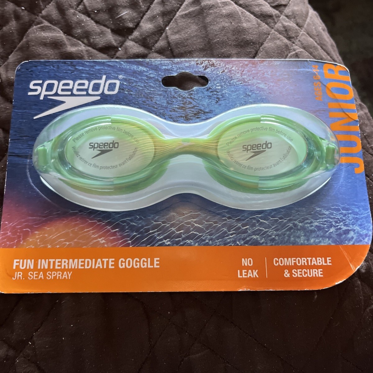 Speedo Junior Seaspray Swim Googles, Ages 6-14, UV Protection