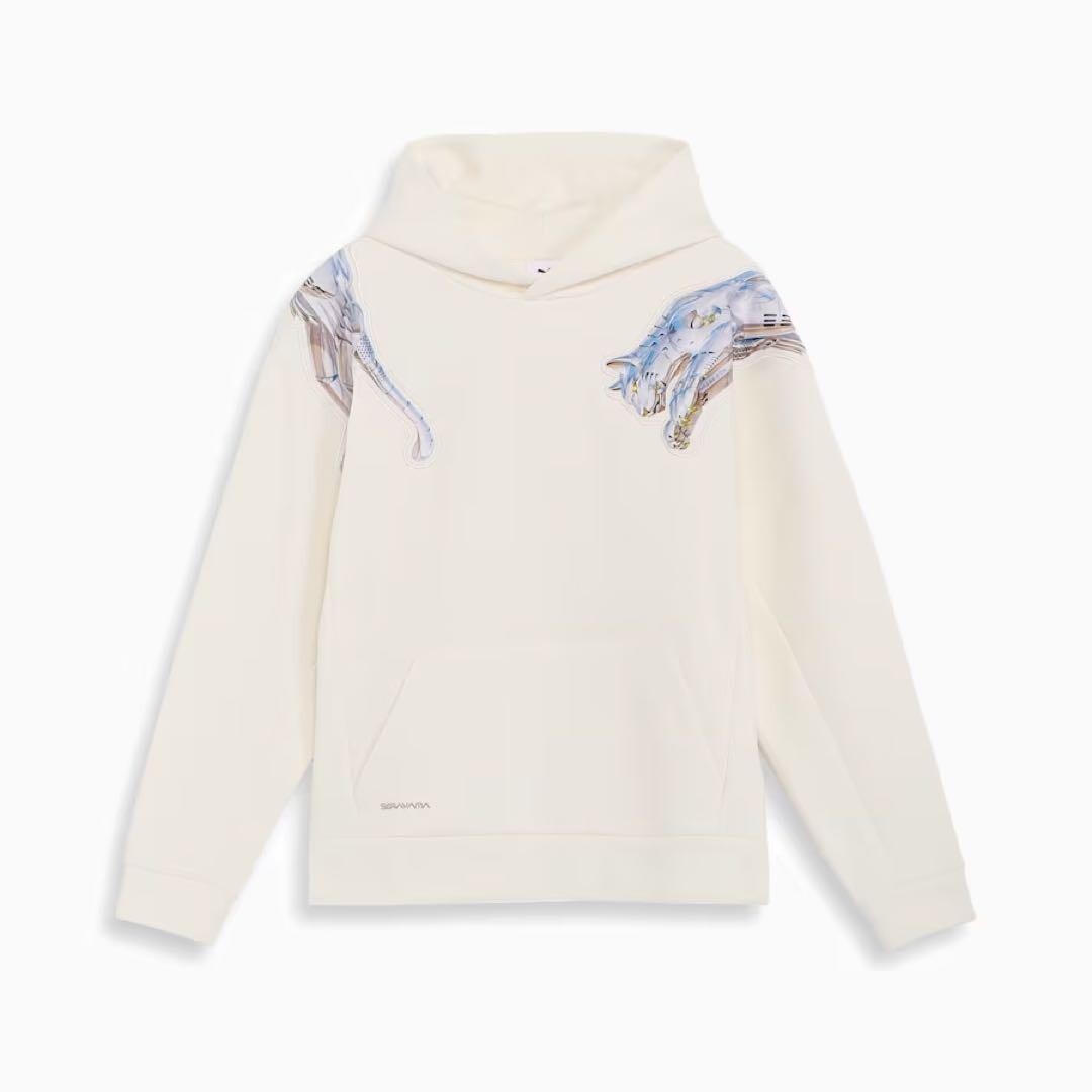 HAJIME SORAYAMA Collaboration PUMA Men's Hooded Sweat White