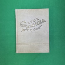 EXCELENT+PLUS! 1942 University of Oklahoma Sooner Golden Anniversary Yearbook #A