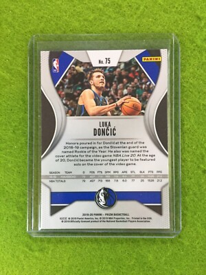 その他 2019 Panini Prizm LUKA DONCIC #75 Buy 2019-20 Panini Prizm - Luka Dončić #75 online | eBay