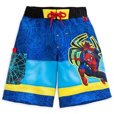 Marvel Spider-Man Swim Trunks Shorts Boy Size 5/6
