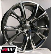 Fits Jeep Grand Cherokee Srt Spider Monkey Style Wheels 20x9 Hyper Silver Rims Fits Jeep Grand Cherokee Srt Spider Monkey Style Wheels 20x9 Hyper Silver Rims