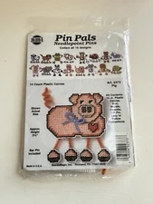 Nmi Pin Pals Needlepoint Pins Kit Pig 2373 Vintage Craft