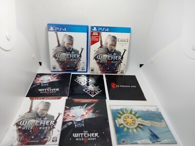 ''The Witcher III Wild Hunt'' PS4/Bonus Content/Sleeve/Complete/Mint Disc. Works!