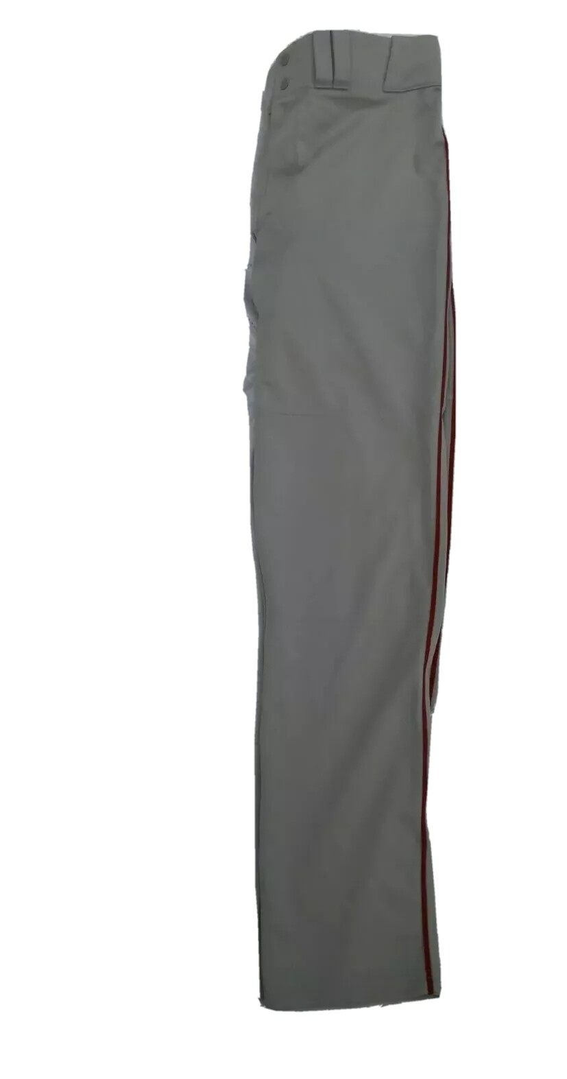Under Armour Utility Relaxed Baseball Pants Mens Light Grey Red Stripe