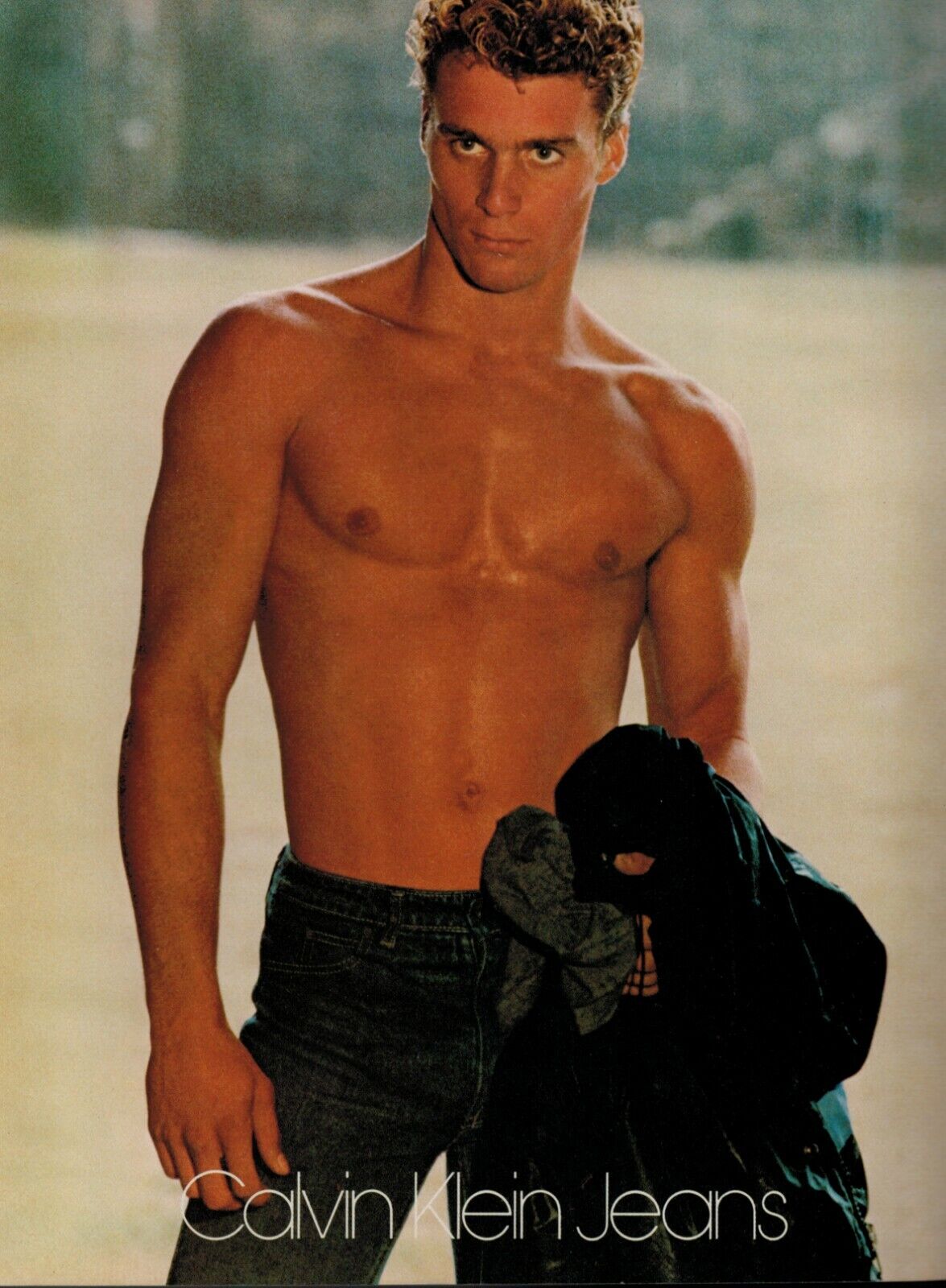 1981 CALVIN KLEIN JEANS : Ph. Bruce Weber Magazine Print Ad | eBay