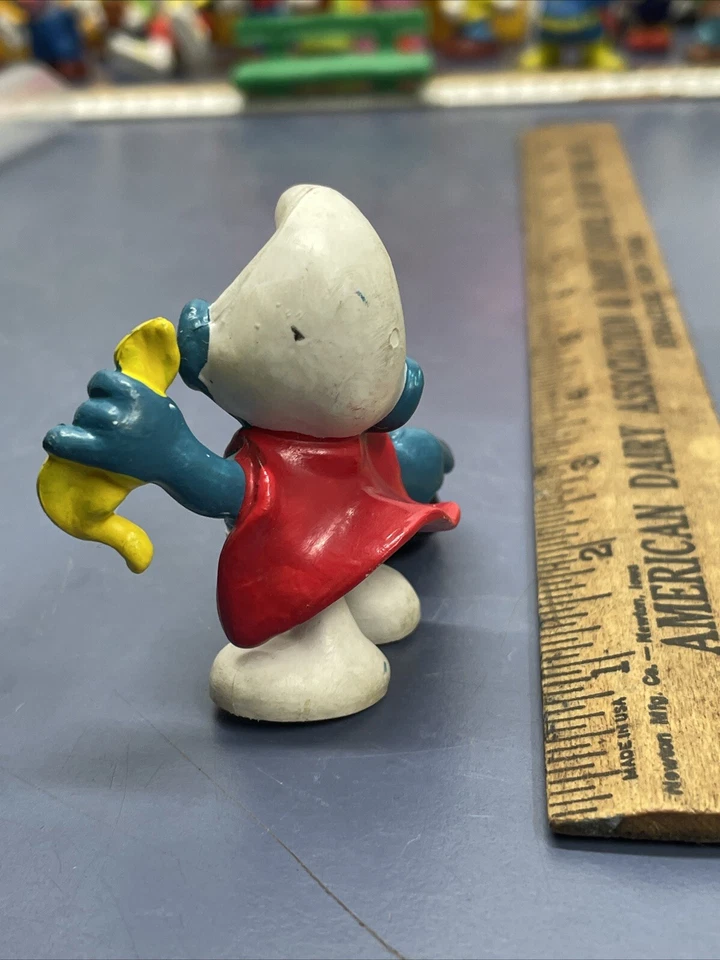 Figura Pitufo Mago 1979 De Colección Pitufo Los Pitufos 20114 Foto 4 de 4