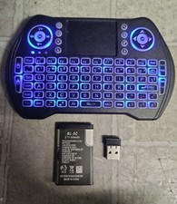 Black MINI WIRELESS Keyboard with Backlight NO CHARGER