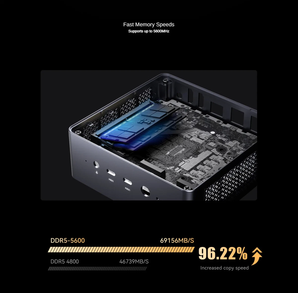 MINISFORUM Mini PC Gaming UM790 Pro AMD Ryzen 9 7940HS 8GB/16GB