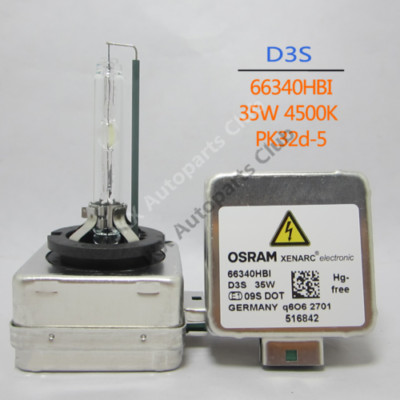 【estrela⭐︎】OSRAM D3S HIDランプ 35W 2個セット OSRAM D3S 35W 4500K 66340 66340HBI XENARC HID OEM Bulb Xenon | 12V