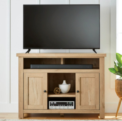 better homes & gardens canton media console tobacco oak finish 4- door TV Stand for TV's up to 70, White/Light Honey $74.05 (Reg $131) https://mavely.app.link/2xuVJrOENZb #ad You can create the ultimate living room scene by pairing the coffee table with other items from the Better Homes and Gardens Canton Collection (sold separately). Whalen