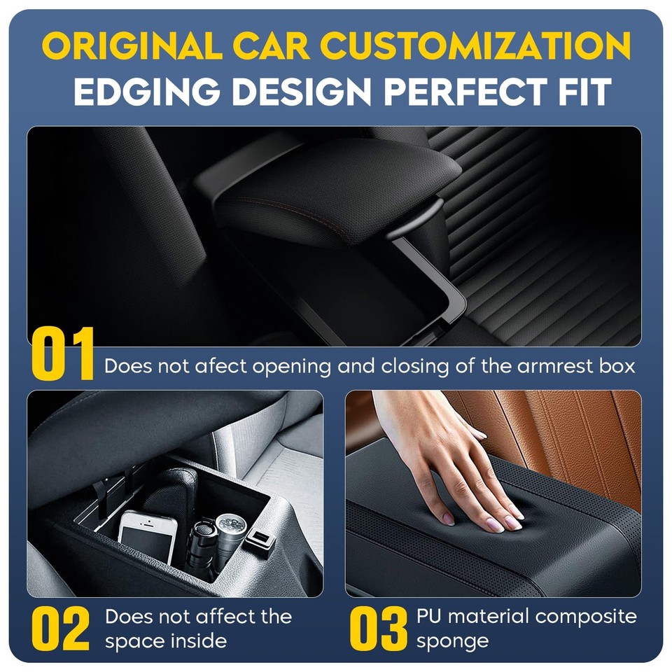 PetMigo Center Console Armrest Lid Cover Fit for Chevy Trailblazer