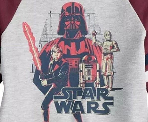 Star Wars Hoodie Boys 12 NEW Classic Hooded DARTH Vader Sweatshirt Jacket NWT - Image 2 of 4