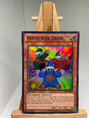 Triple Star Trion - Super Rare 1. Auflage ZTIN-DE019 - NM - YuGiOh
