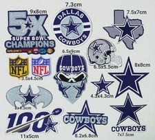 NFL Dallas Cowboys 13pcs Logo Patch sport Embroidery , Iron , Sewing on Fabric