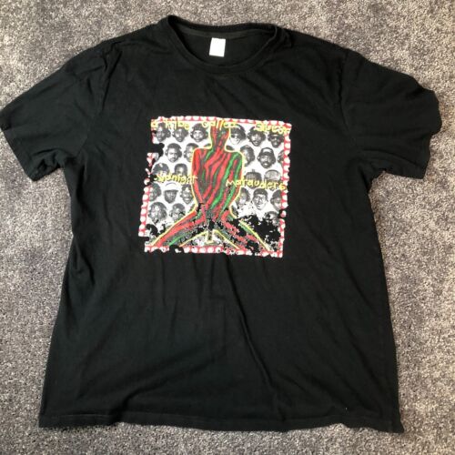 Vintage A Tribe Called Quest Shirt Midnight Marauders extra groß schwarz *LESEN* - Bild 1 von 10