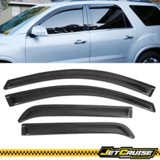 Fits 07-20 GMC Acadia 07-10 Saturn Outlook Acrylic Window Visors Rain Guard 4Pcs