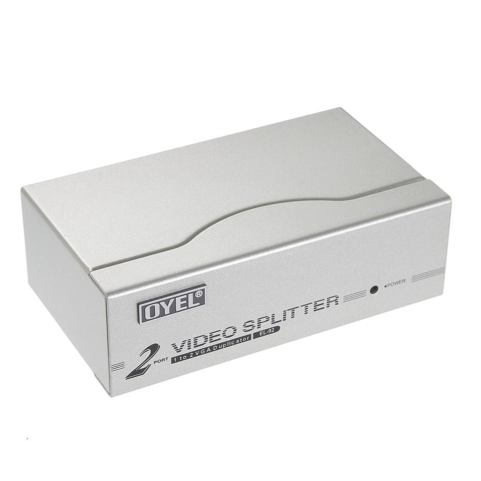 2 Port VGA Switch Box Switcher Video Splitter Selector Monitor PC &Power Supply - Image 4 of 4