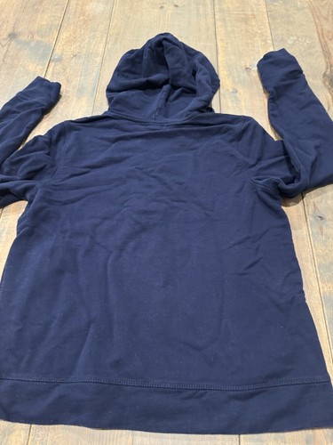 LRL Lauren Jeans Women’s Navy Blue Pullover Lace Up Hoodie Sweatshirt Cotton M - Picture 10 of 10
