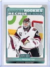 2021-22 O-Pee-Chee OPC Ivan Prosvetov Marquee Rookies RC Arizona Coyotes