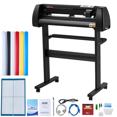 VEVOR 28''Vinyl Cutter Machine Vinyl Plotter LCD Display w/ Signmaster Software