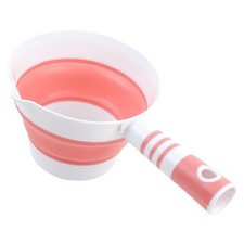Folding Water Ladle Collapsible Water Dipper Scoop Portable Foldable Bath Lad...