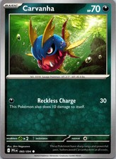 Carvanha 60/94 Phantasmal Flames Pokemon Card NM TCG singles Near Mint English