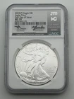 2025-P American Silver Eagle Privy ASE $1 NGC MS70 Mercanti Signed FDOI Coin 999