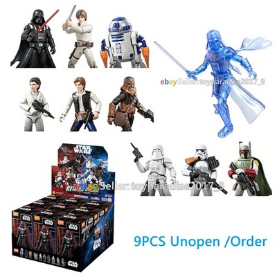 Star Wars Blind Box Action Figures Blokees GV02 Model Toy Kit 9PCS Unopen/Order