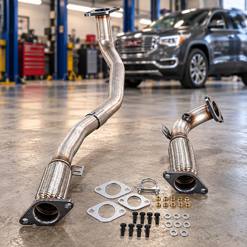 For 2017-2023 GMC Acadia 3.6L Front Exhaust Flex Pipes 85542637 85542638