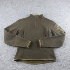 Arc'teryx Covert Jacket Womens S Green 1/4 Zip Fleece Mock Neck Outdoors Hiking